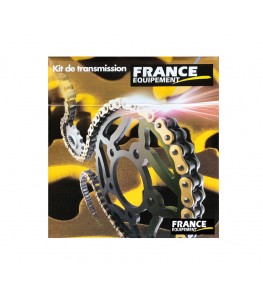 Kit chaine France Equipement Rieju 50.SMX/MRX '02/Juin'04