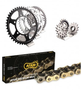 Kit chaine Afam Suzuki 750 DR750S 89